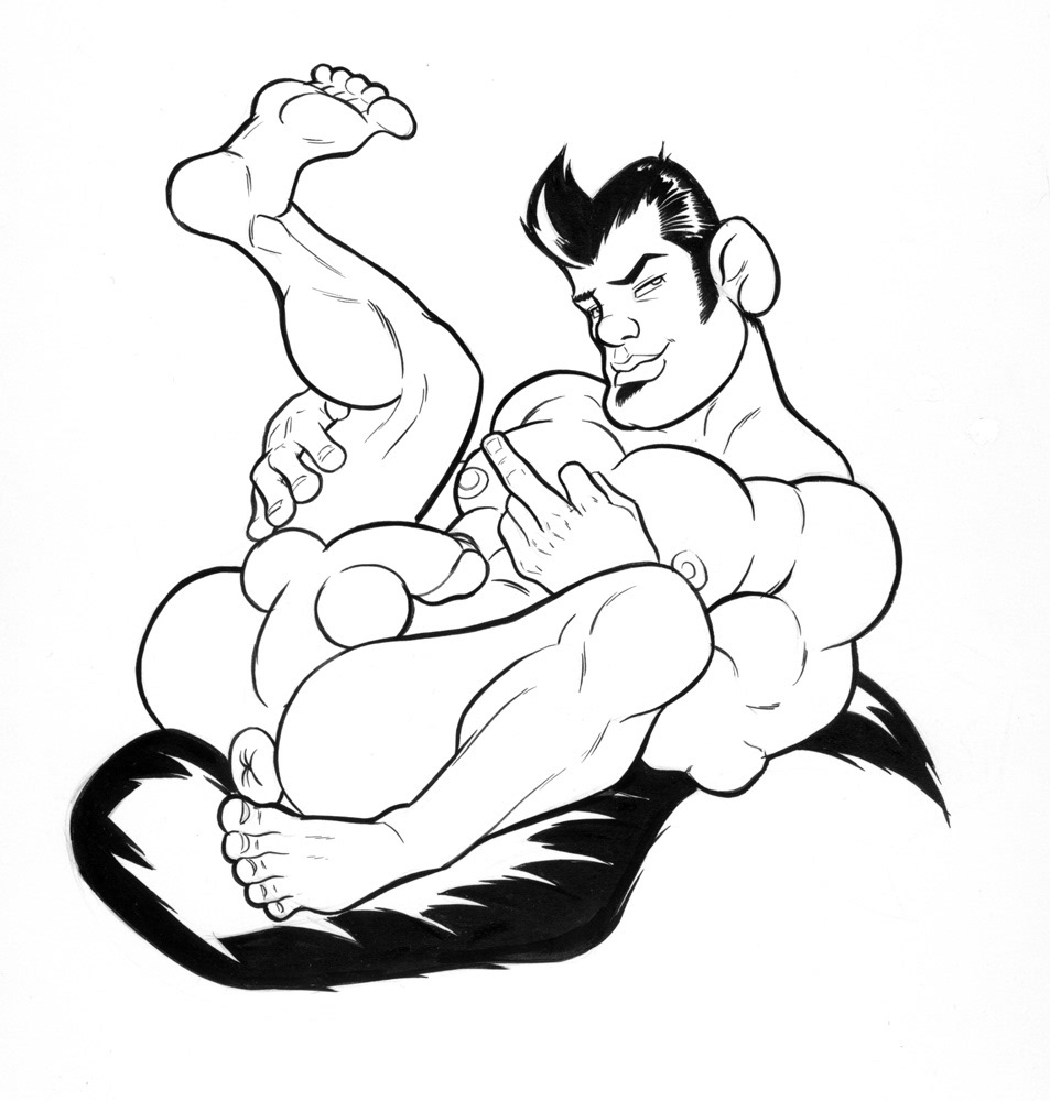 Skunk 3, 2007, 7"x 7", $100