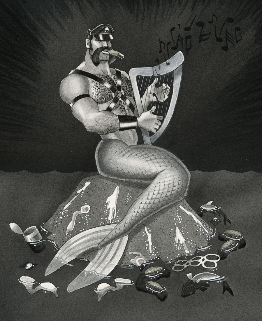 "Superfund Site Siren", 2012, 8" x 10", $300