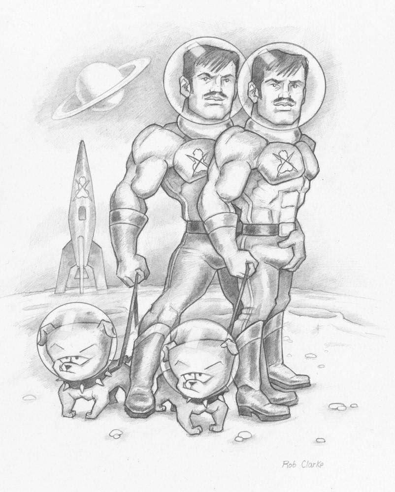 "Attack of the Clones", 2001, 8.5"x11", $100