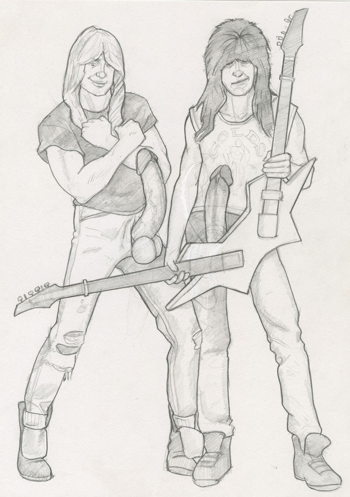 "Heavy Metal", 1993, 10"x8", $20
