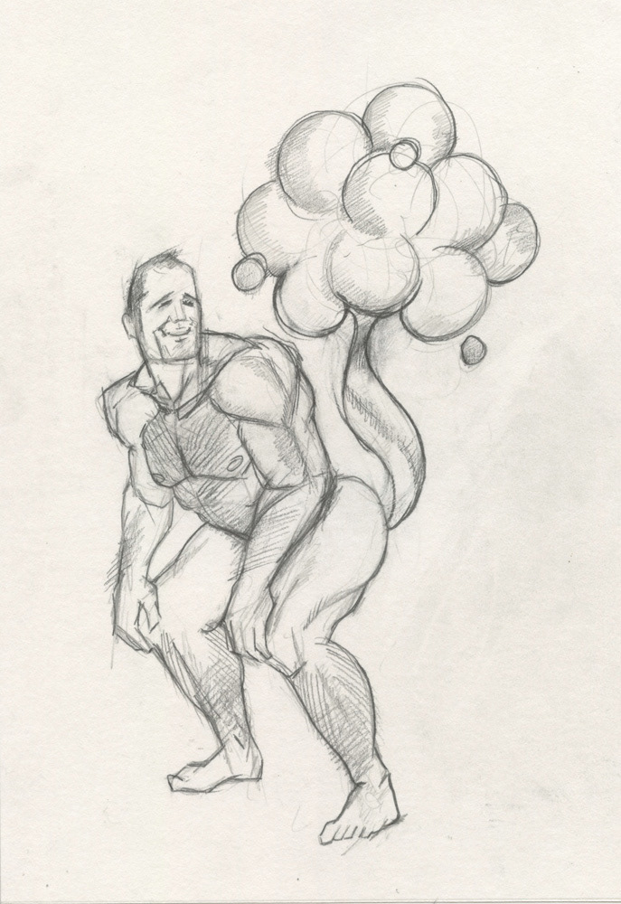 "Feel Good Fart", 1995, 6.5"x9", $20