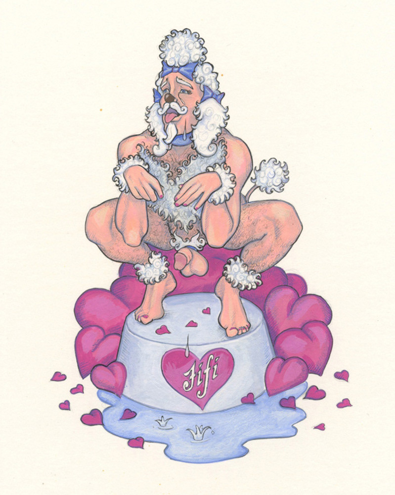 "Fifi", 1997, 7"x7", $30