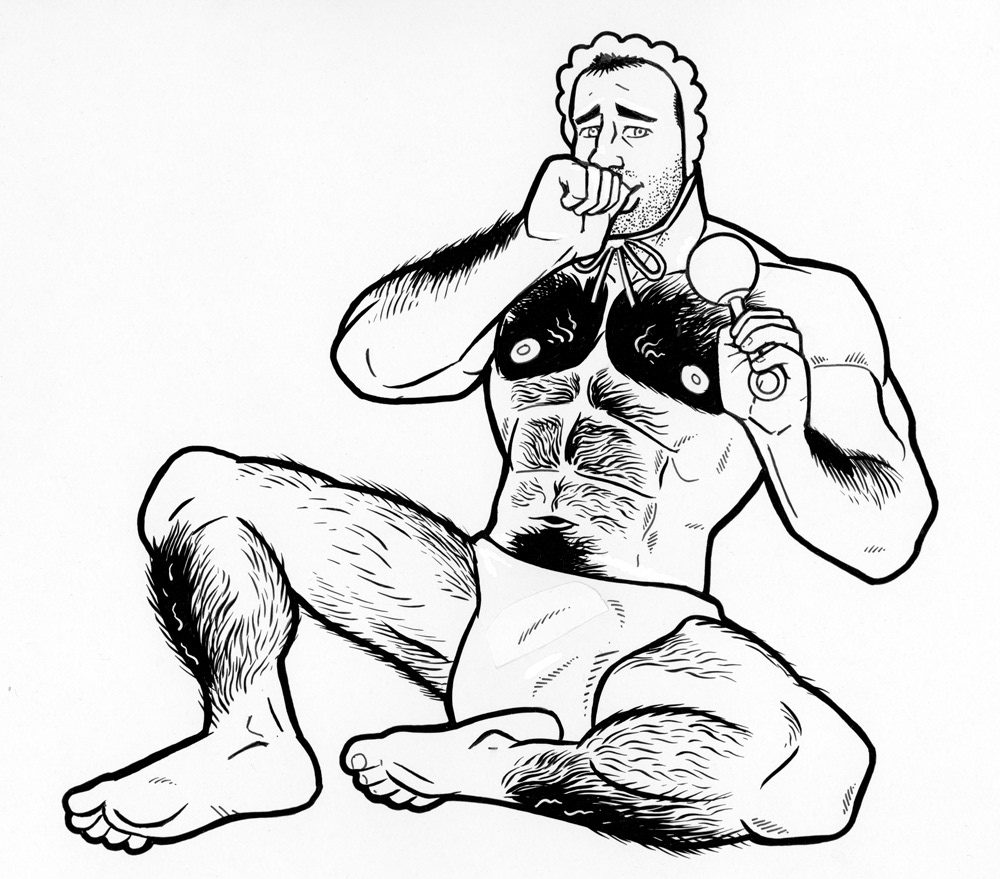 "Time Out", 2001, 10"x8", $150