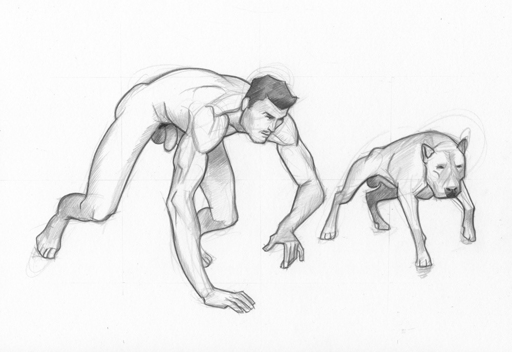 ”Fidget & Flash”, 2013, 12"x9", $150