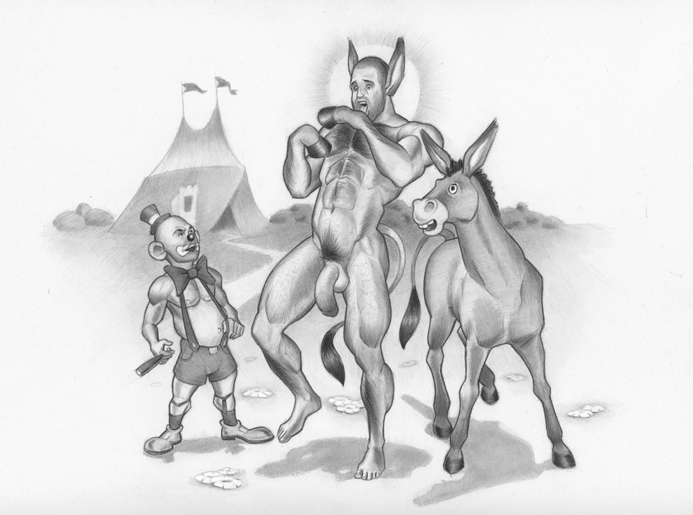 Hooved, 11"x8.5", 2005, $300