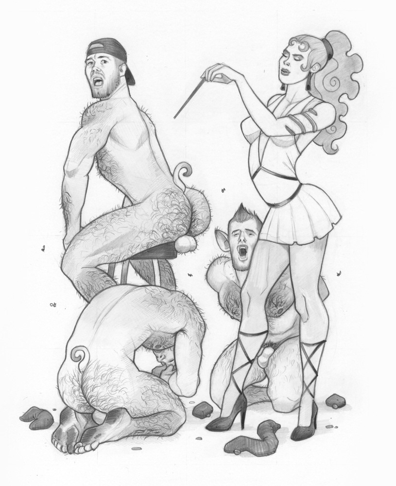"Glamazon Circe", 2015, 9'x12", $300
