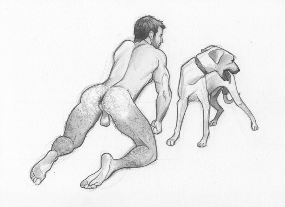 "Dingus & Diesel", 2013, 12"x9", $150