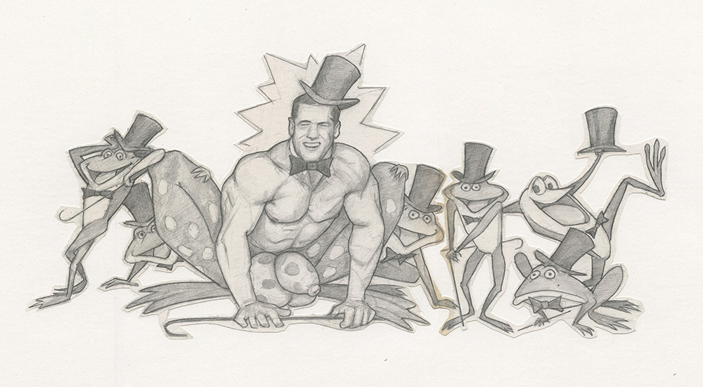 "Razzle Dazzle", 1993, 16"x10", $100