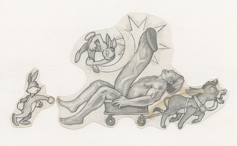 "Victory Parade", 1993, 14"x8", $75