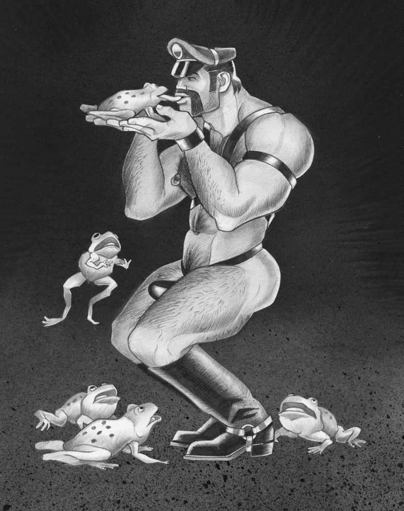 Kiss that Frog, 2011, 8" x 10"