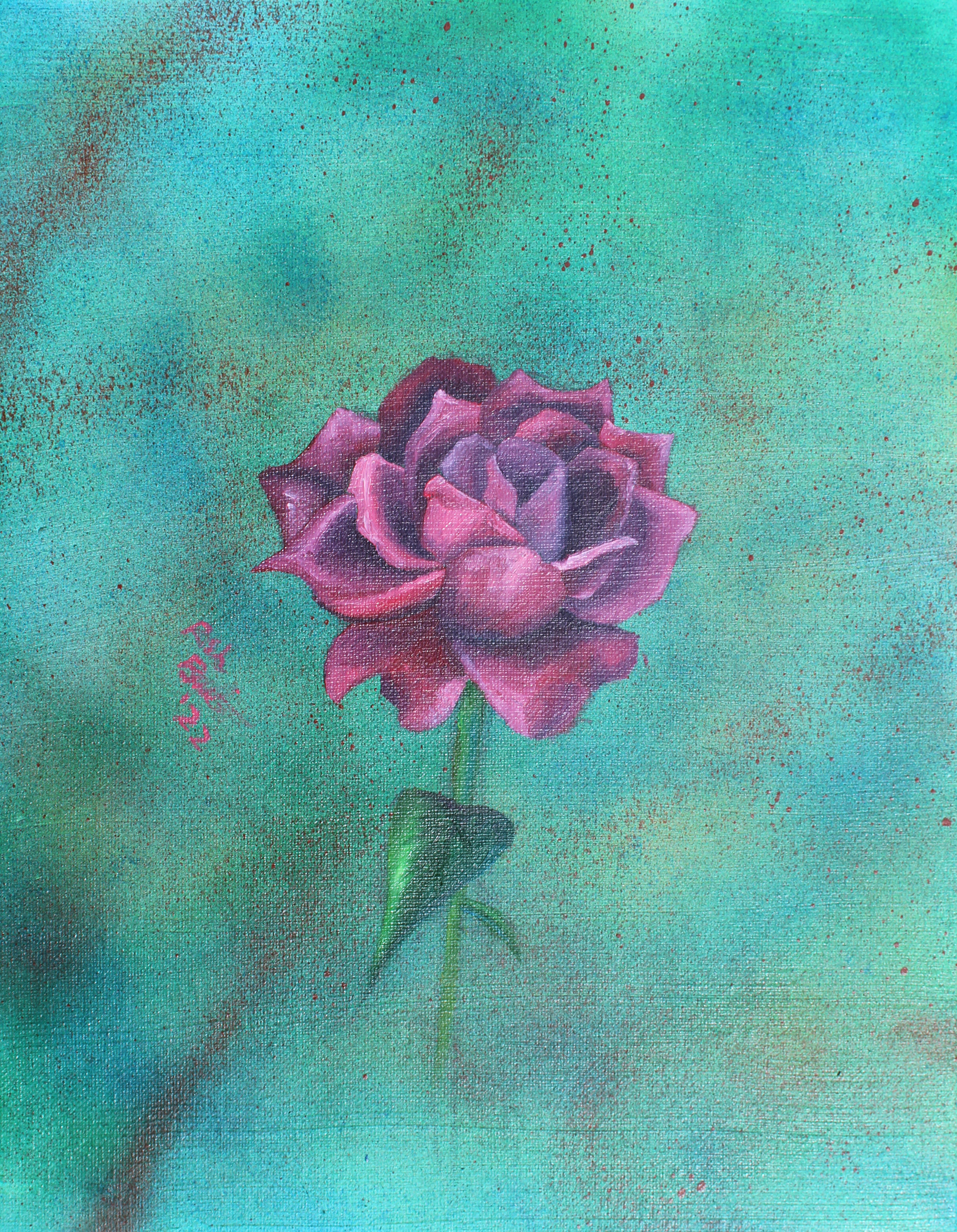 Oil paint and spray paint 2022