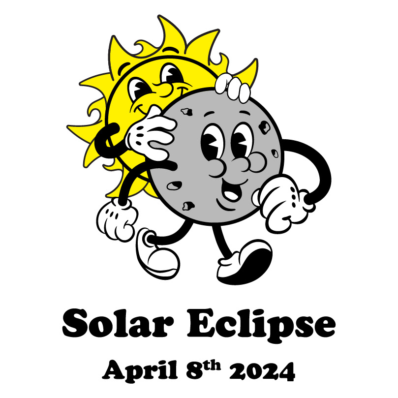 Solar Eclipse 2024 Shirt Design
