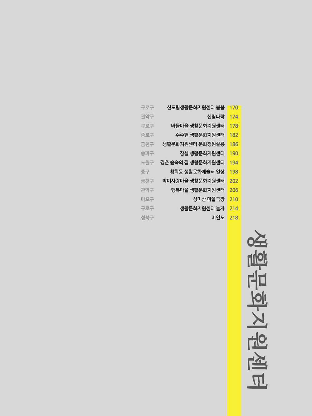 2019 생활문화 활성화 아카이빙 책자