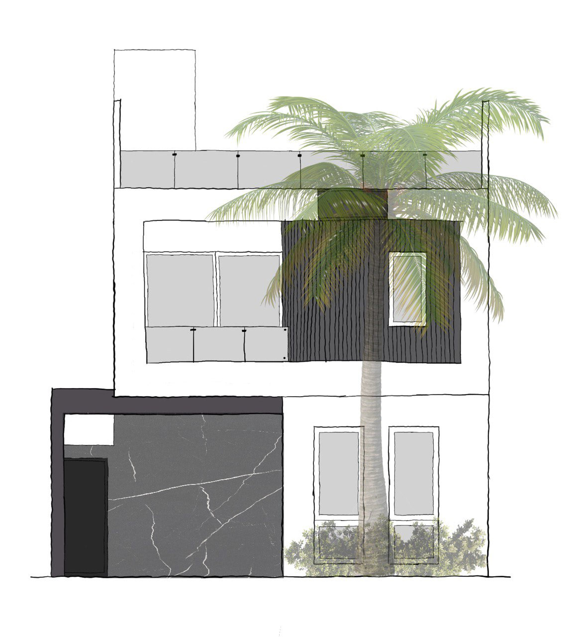 Nueva fachada casa Lore - Miracielo 