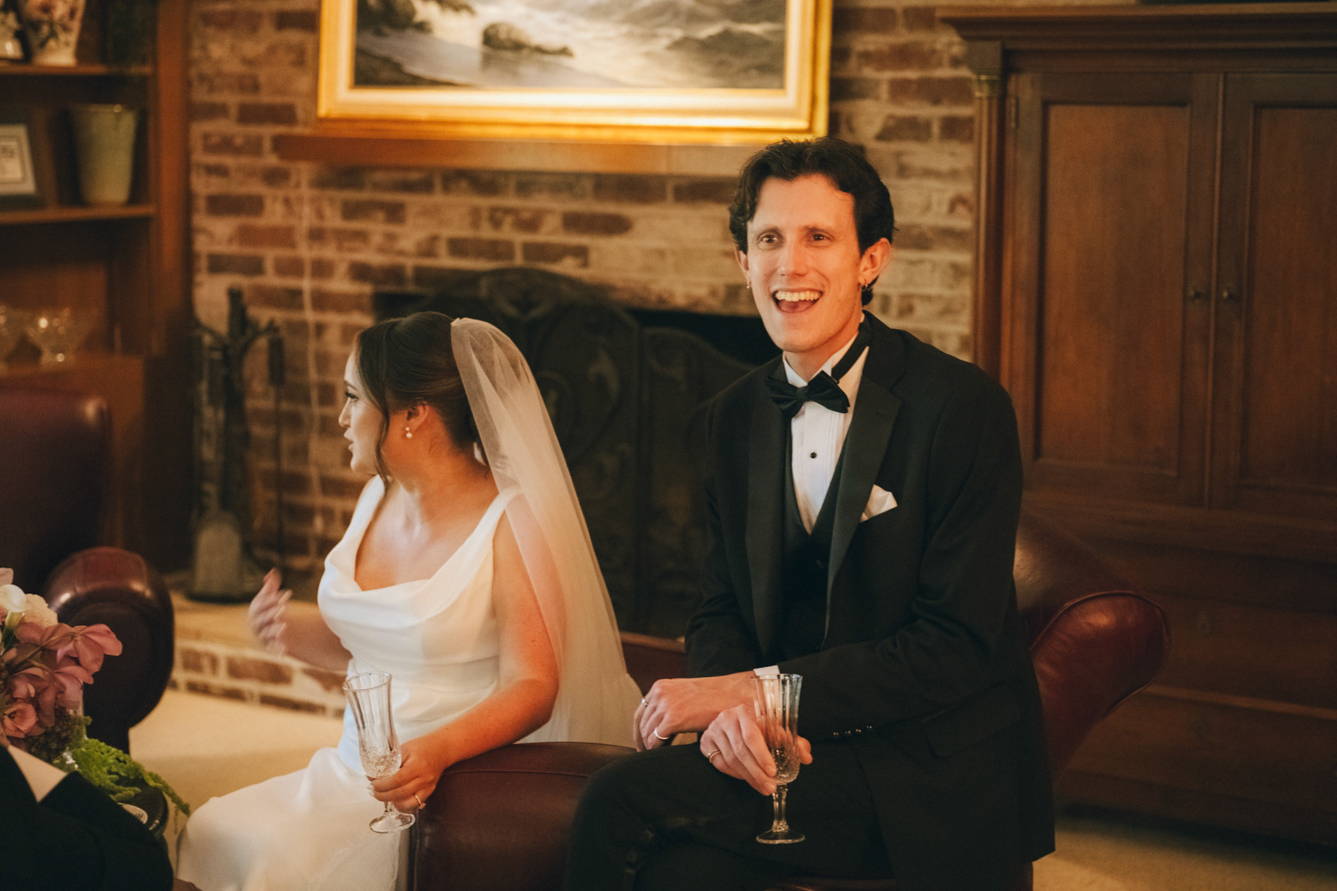 Sophia and Miles celebrated their wedding at her family’s private estate in Northern California. Photographed by Kelly Sharp on film and digital.