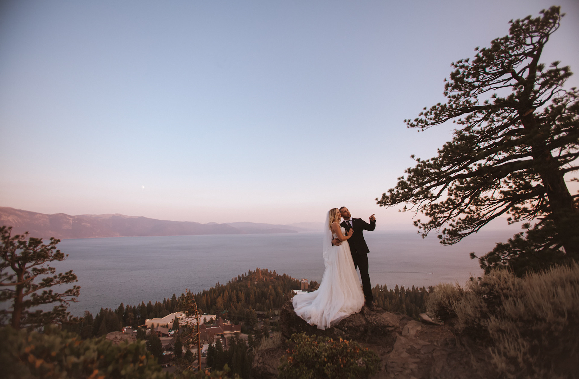 lake tahoe elopement photography