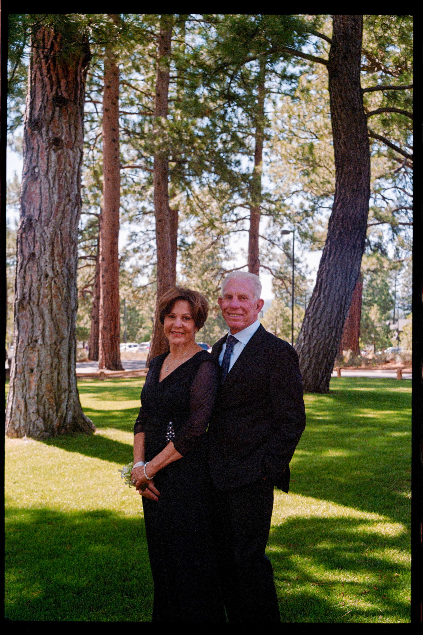 A Julie Vino wedding gown and morning preparations photographed on film in Truckee.
