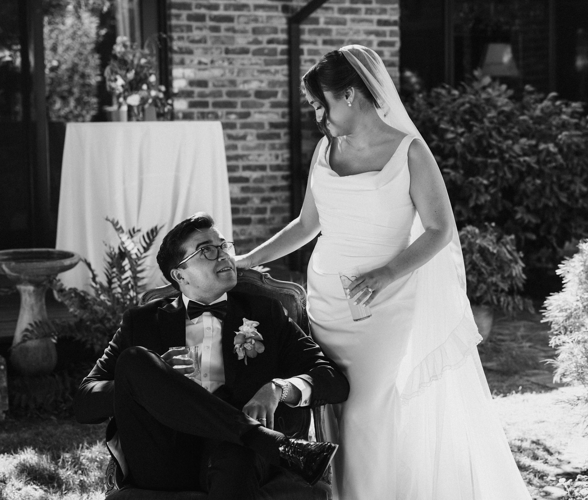 Sophia and Miles celebrated their wedding at her family’s private estate in Northern California. Photographed by Kelly Sharp on film and digital.