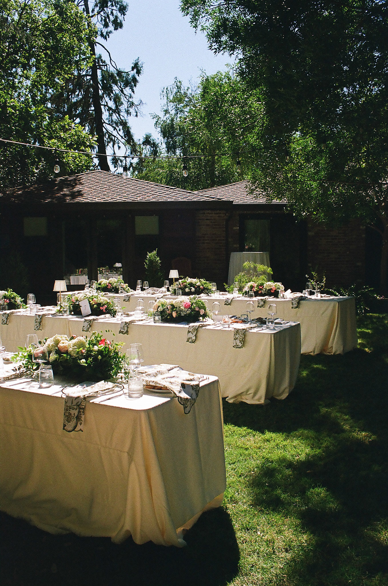 Sophia and Miles celebrated their wedding at her family’s private estate in Northern California. Photographed by Kelly Sharp on film and digital.
