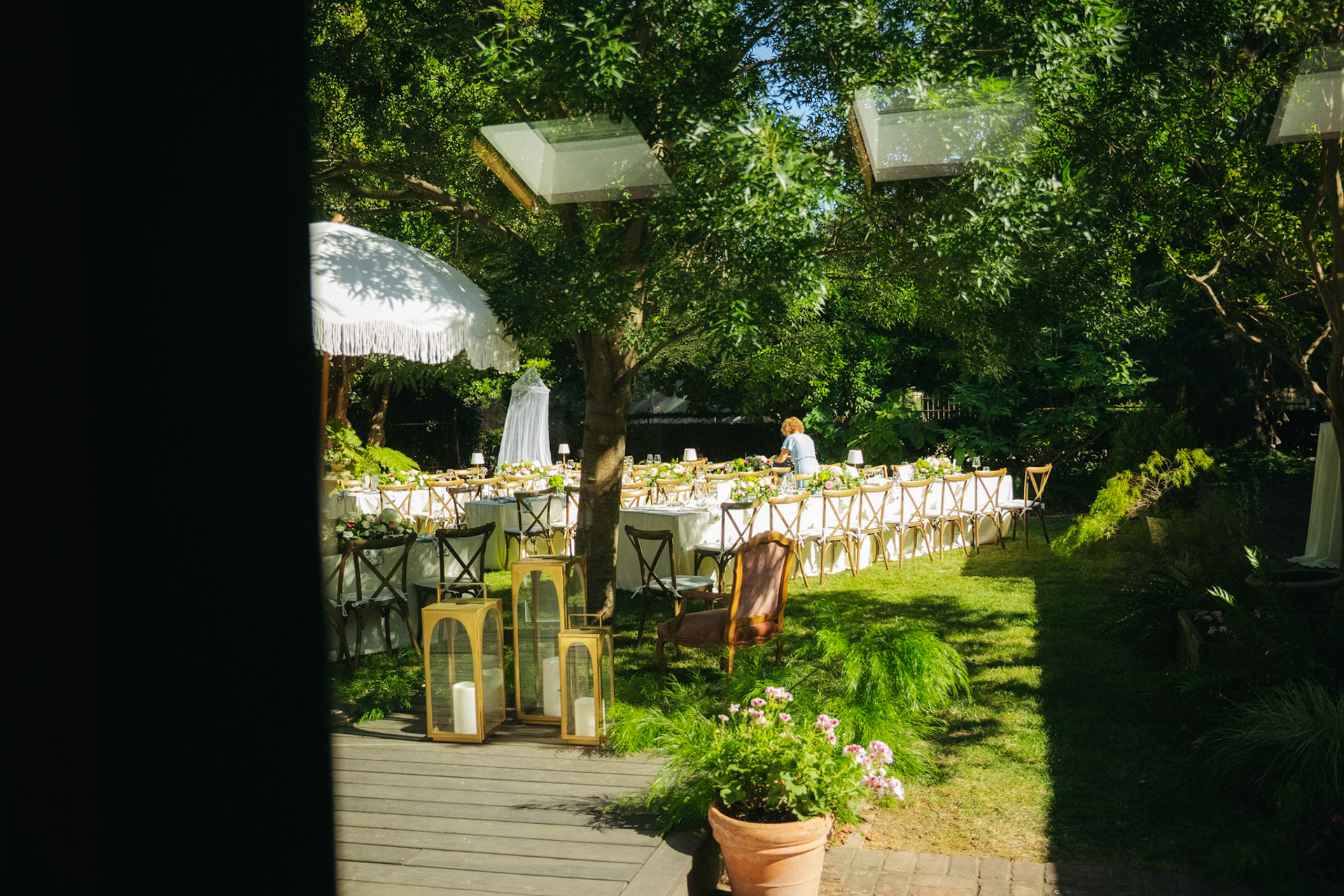 Sophia and Miles celebrated their wedding at her family’s private estate in Northern California. Photographed by Kelly Sharp on film and digital.