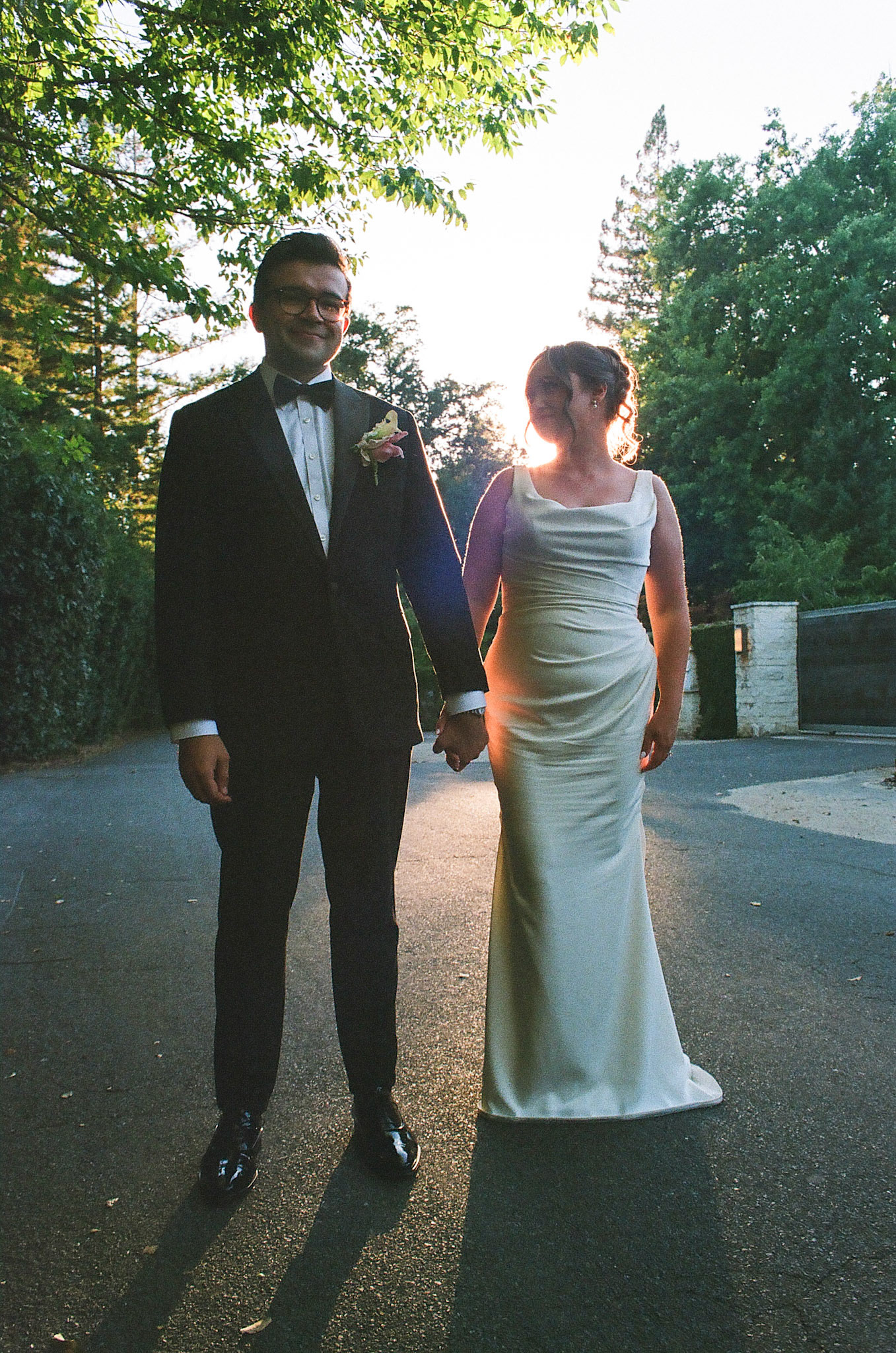 Sophia and Miles celebrated their wedding at her family’s private estate in Northern California. Photographed by Kelly Sharp on film and digital.