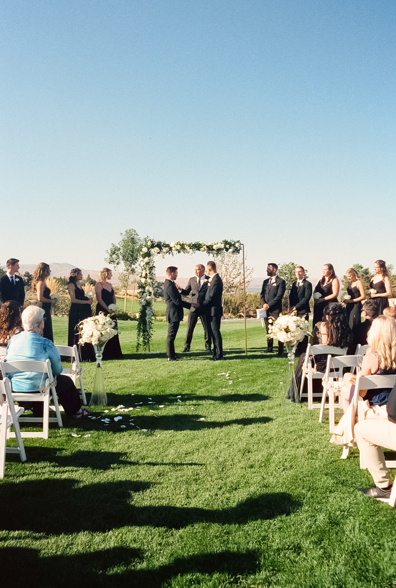 Dinner, dancing, and an energetic evening celebration at The Club at ArrowCreek.