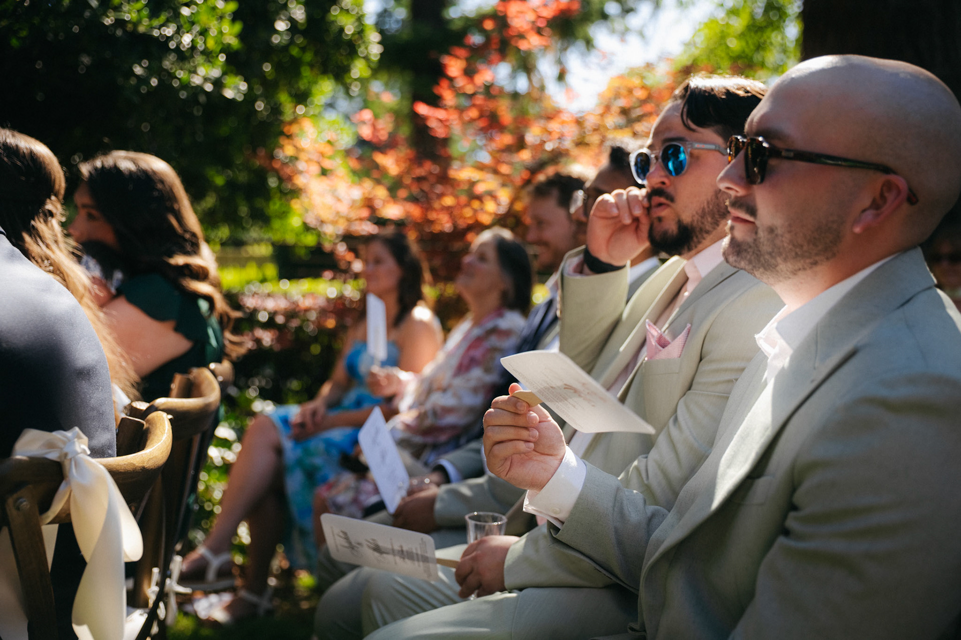 Sophia and Miles celebrated their wedding at her family’s private estate in Northern California. Photographed by Kelly Sharp on film and digital.