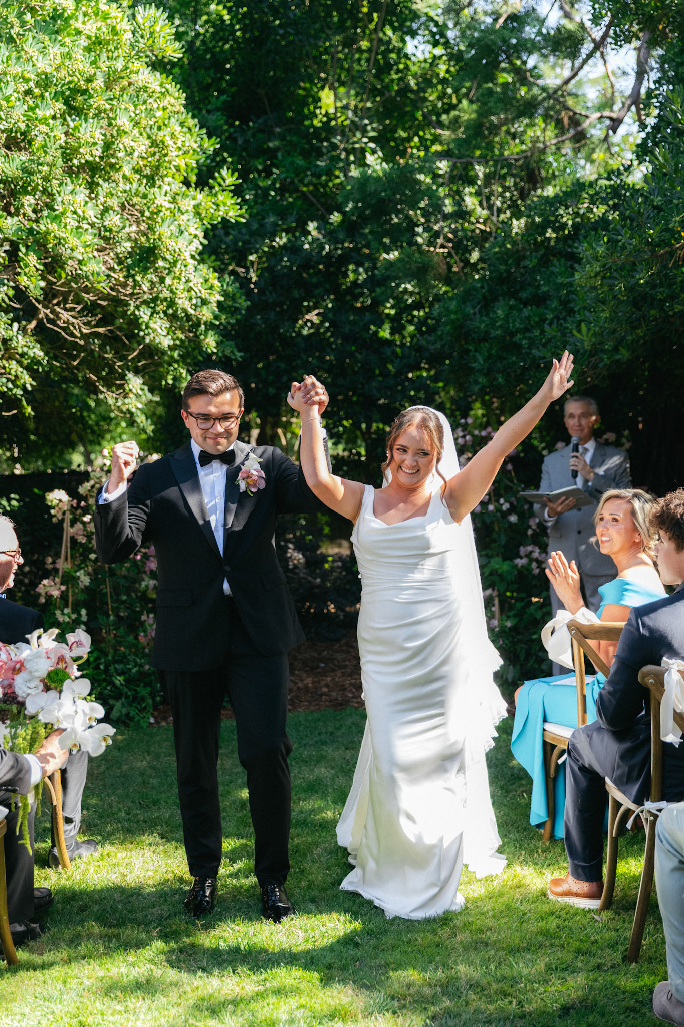 Sophia and Miles celebrated their wedding at her family’s private estate in Northern California. Photographed by Kelly Sharp on film and digital.