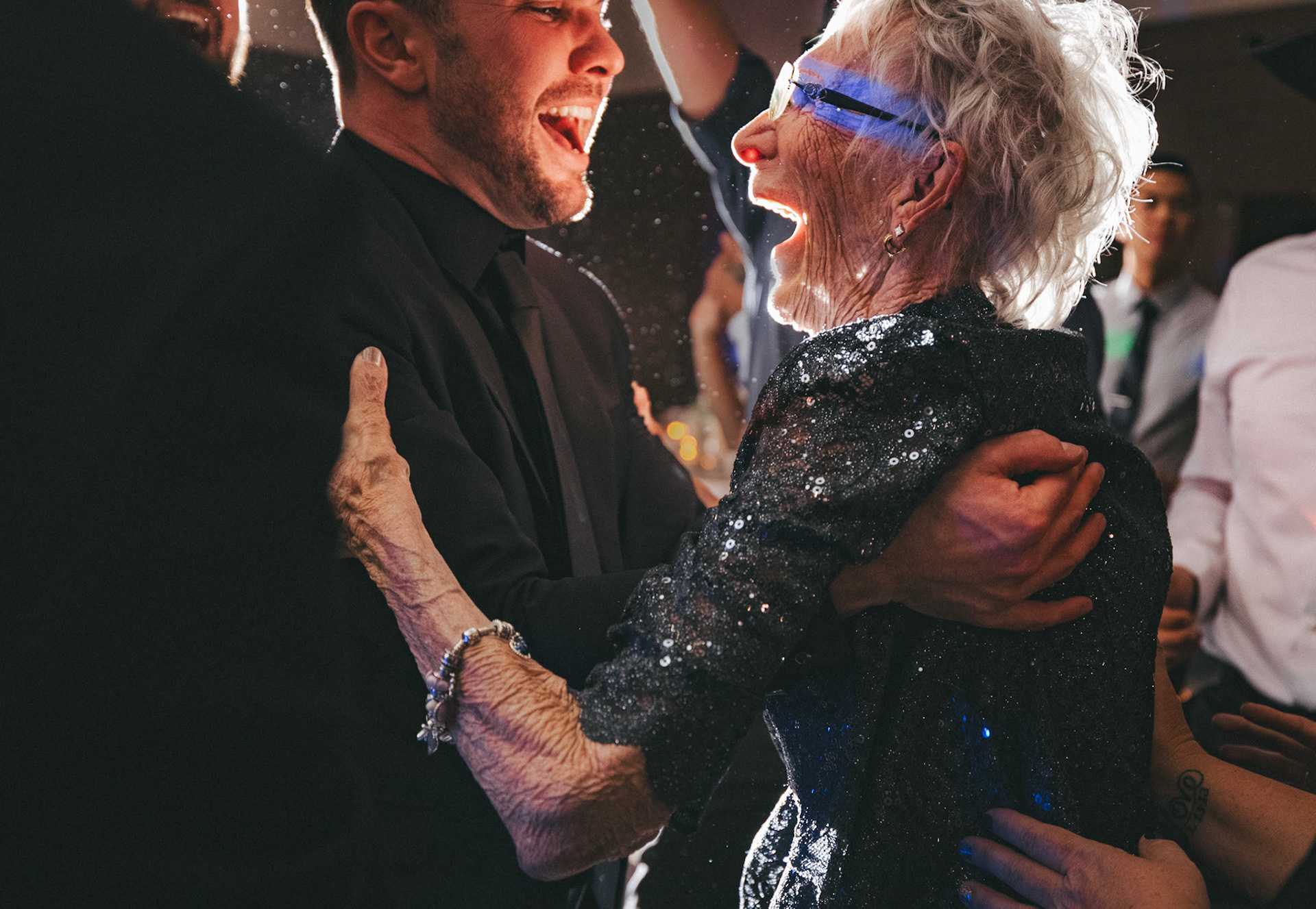 Dinner, dancing, and an energetic evening celebration at The Club at ArrowCreek.