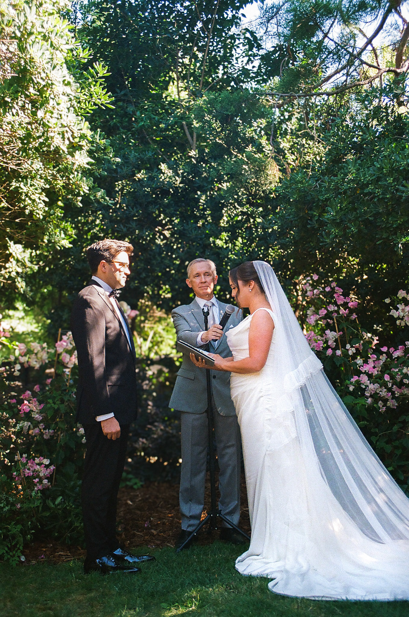 Sophia and Miles celebrated their wedding at her family’s private estate in Northern California. Photographed by Kelly Sharp on film and digital.