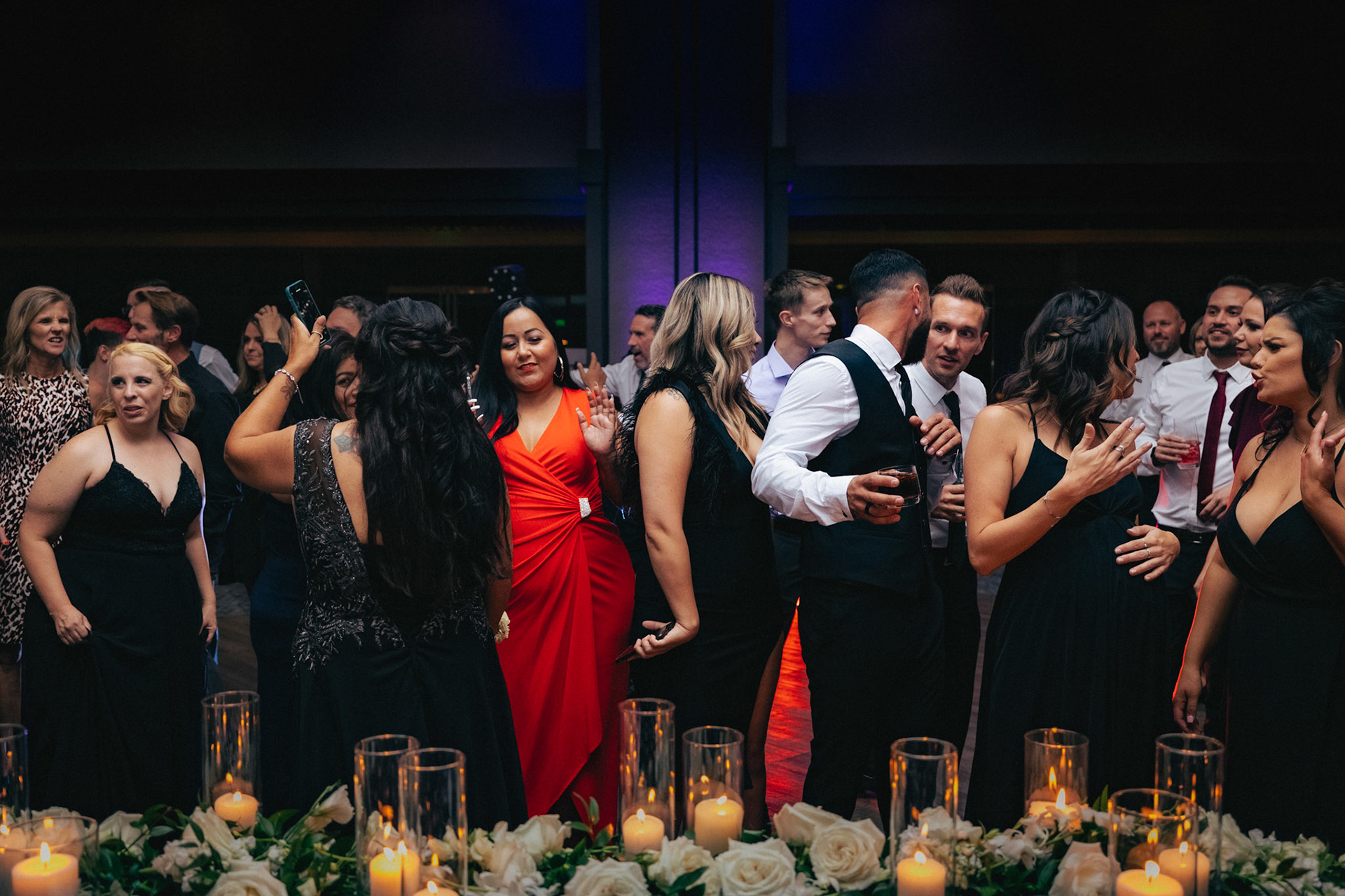 Dinner, dancing, and an energetic evening celebration at The Club at ArrowCreek.