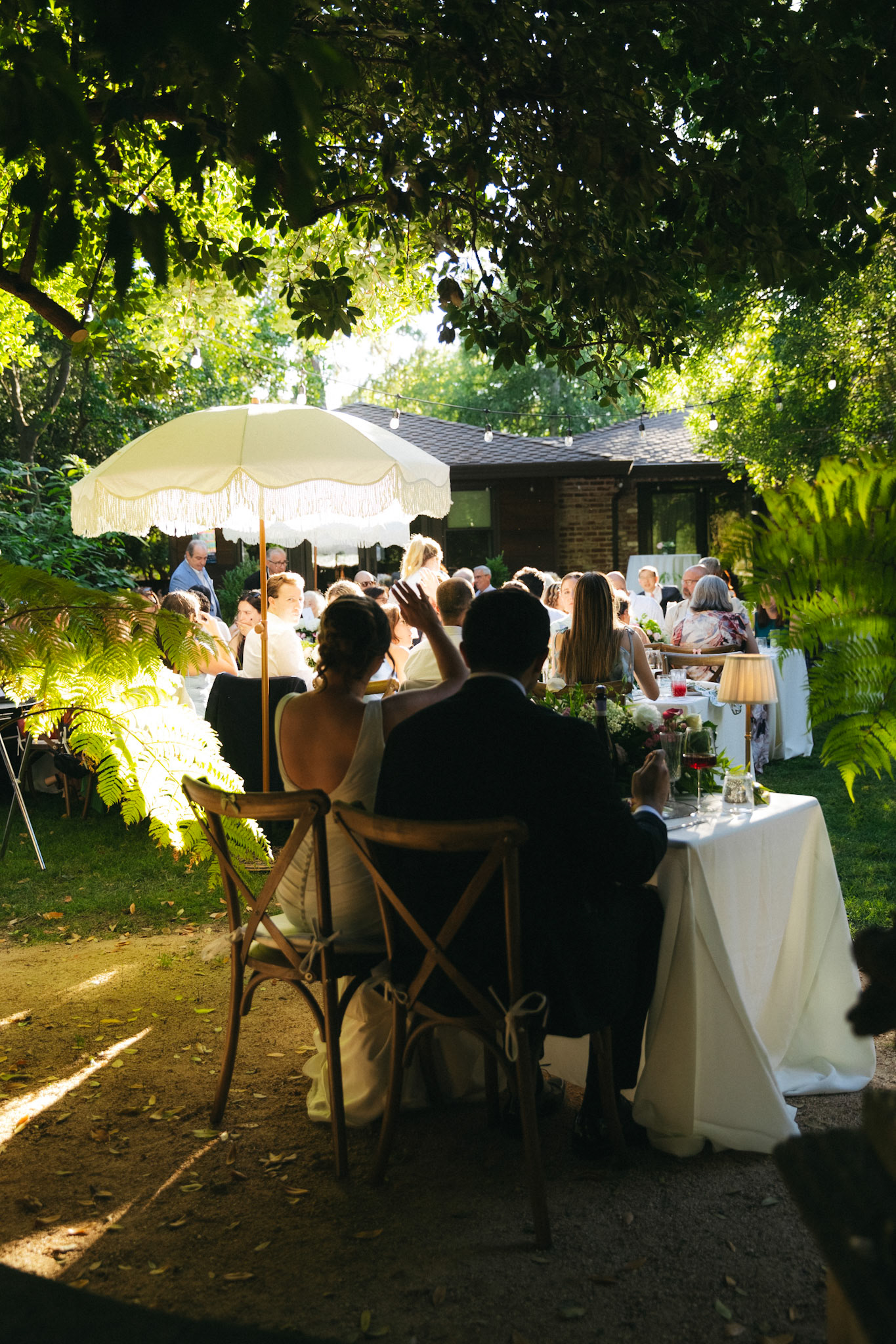 Sophia and Miles celebrated their wedding at her family’s private estate in Northern California. Photographed by Kelly Sharp on film and digital.