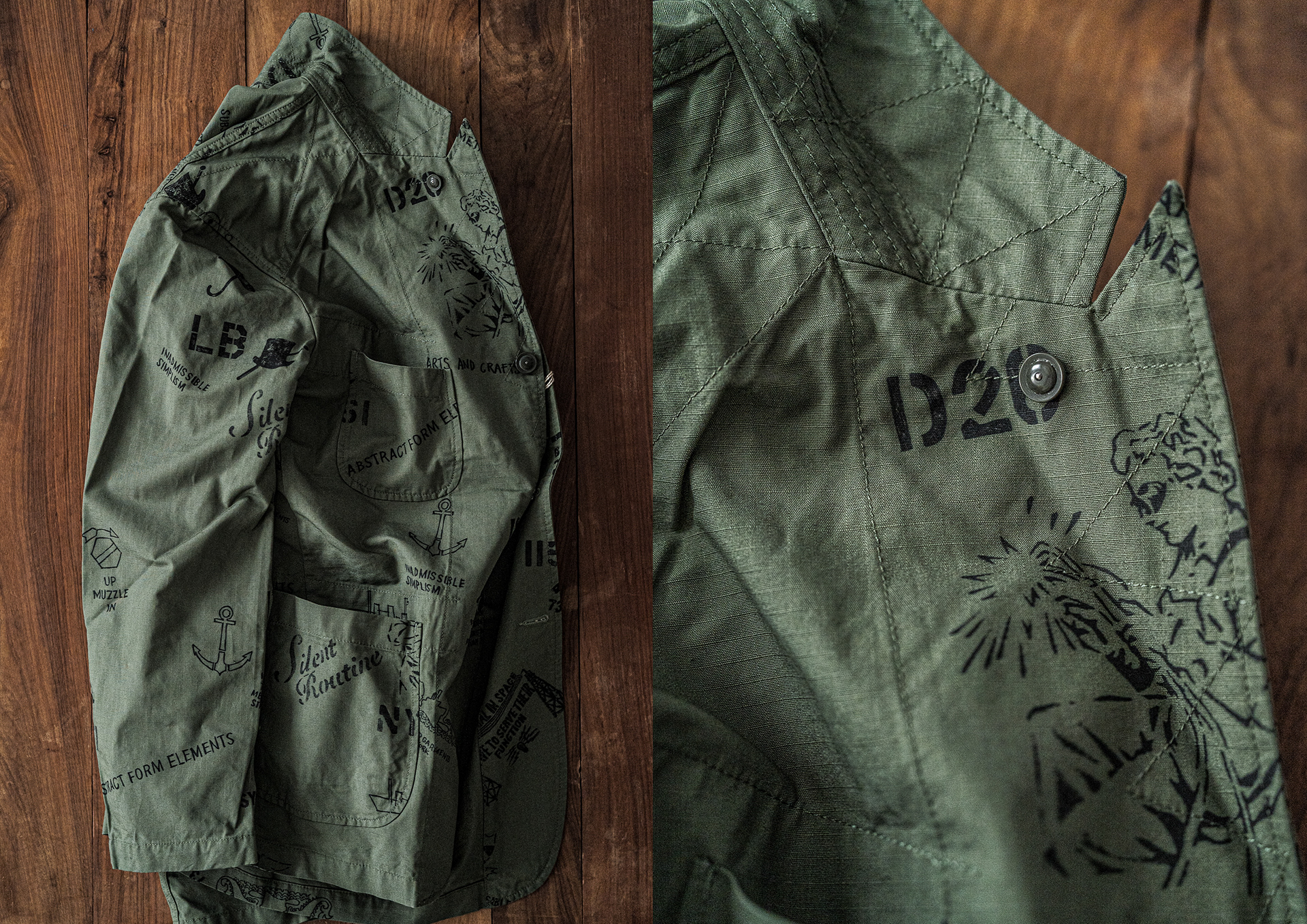 GAKU x ENGINEERED GARMENTS SS24: Textile Arts