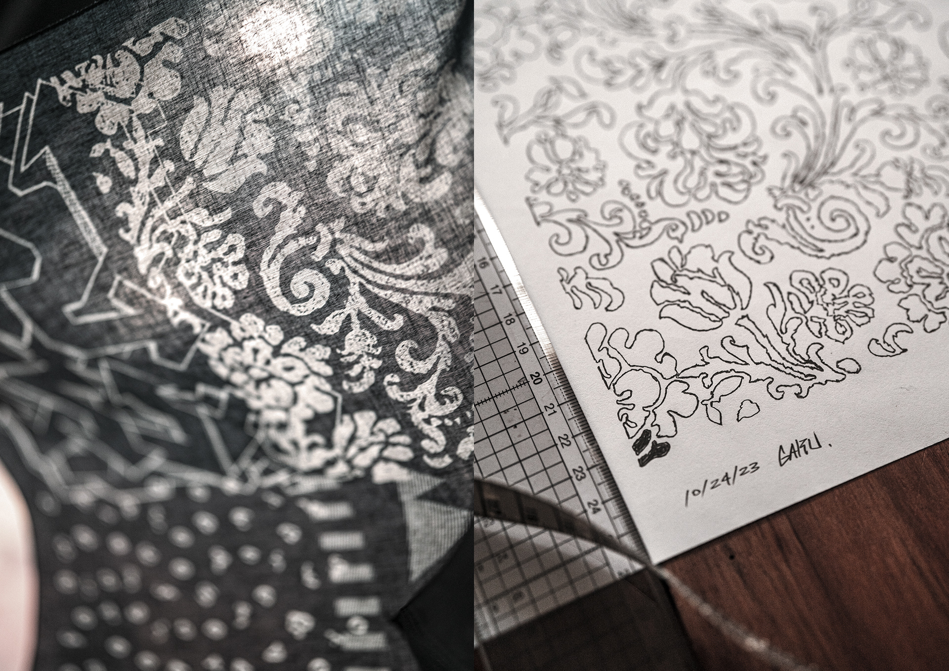 GAKU x ENGINEERED GARMENTS FW2024: Bandana Print Art Collaborations, Fall Winter 2024