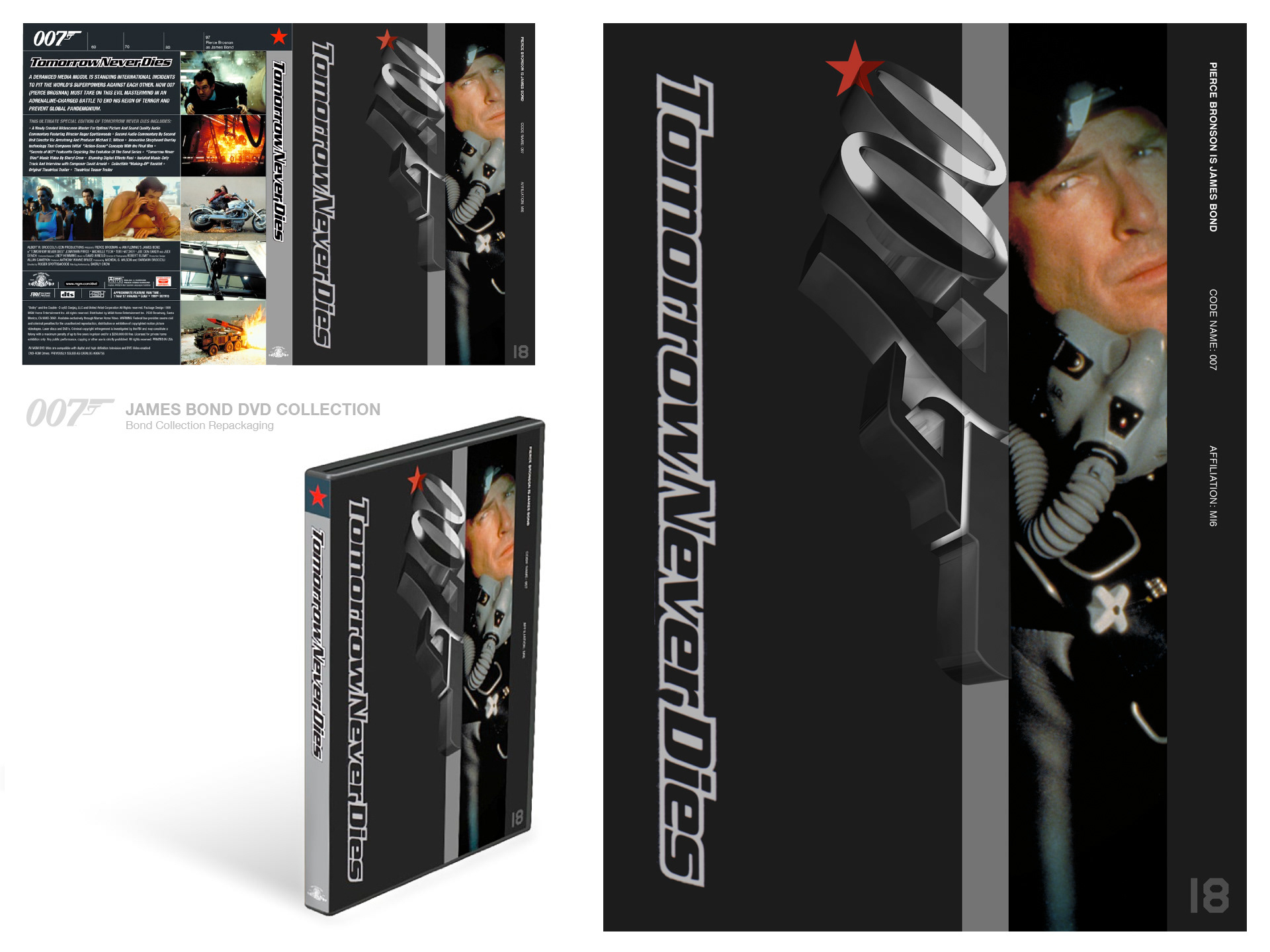 007 DVD COLLECTION: Package Concept Design by Manabu Gaku Inada