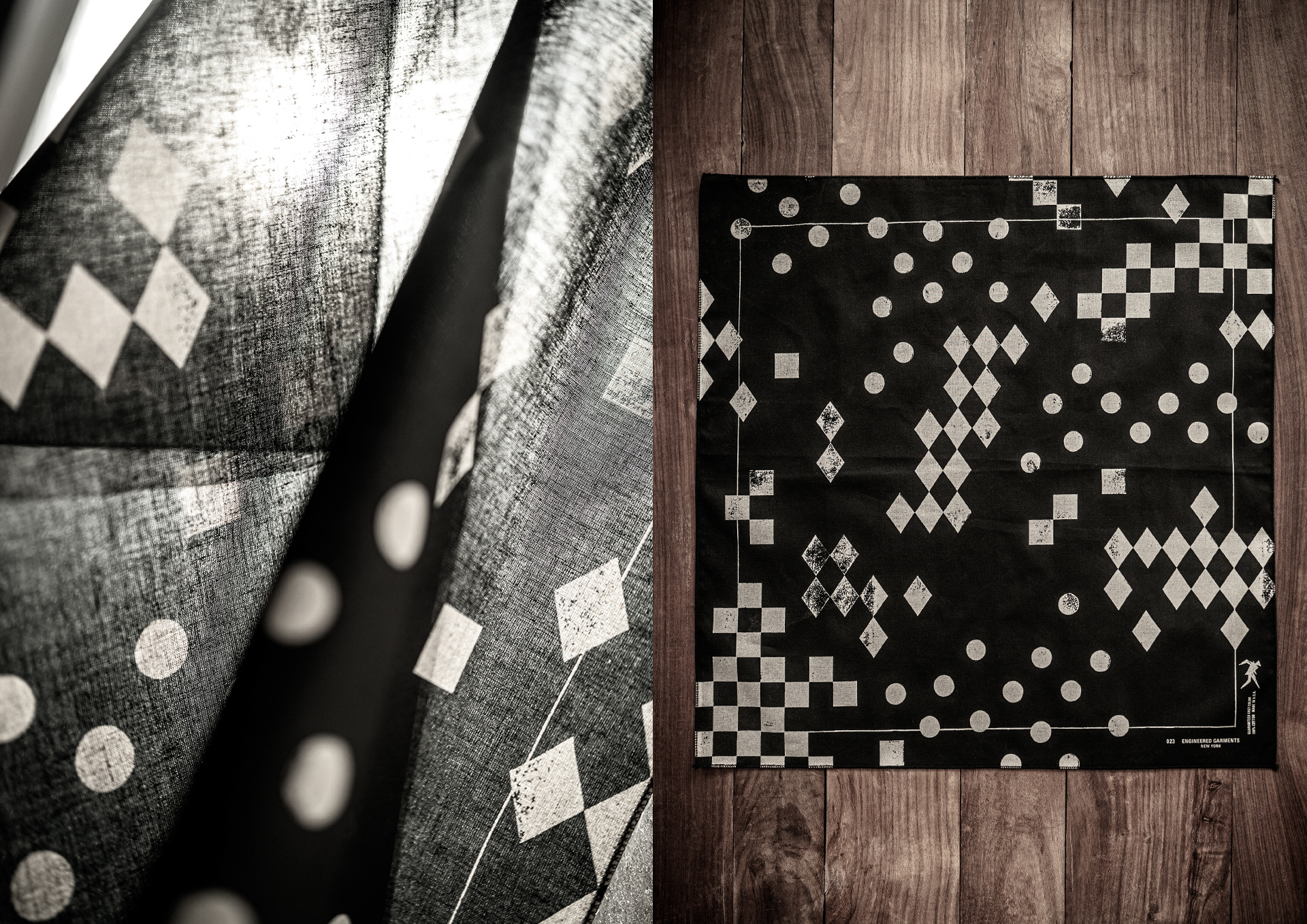 GAKU x ENGINEERED GARMENTS FW2024: Bandana Print Art Collaborations, Fall Winter 2024