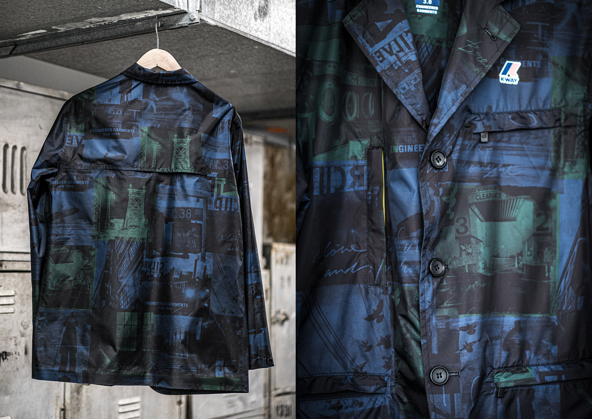 Manabu Gaku Inada. GAKU x ENGINEERED GARMENTS x K-WAY