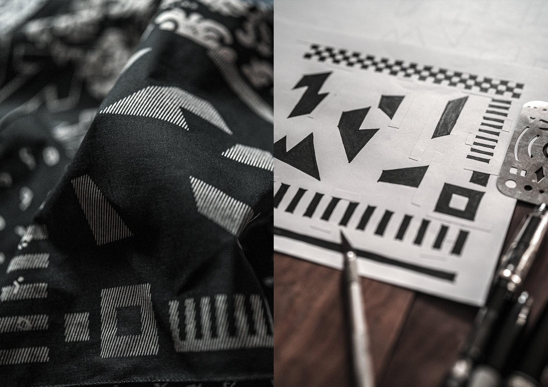 GAKU x ENGINEERED GARMENTS FW2024: Bandana Print Art Collaborations, Fall Winter 2024