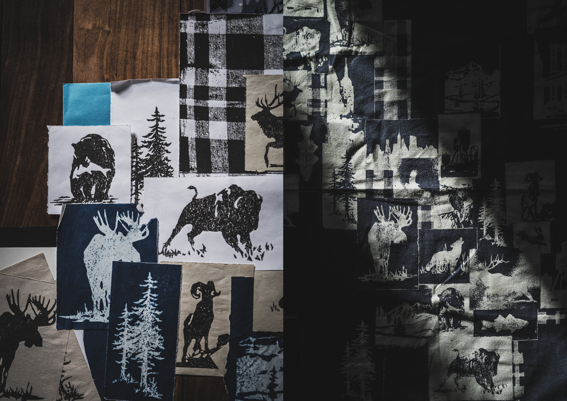 Manabu Gaku Inada. GAKU x ENGINEERED GARMENTS FW2023: Bandana Print