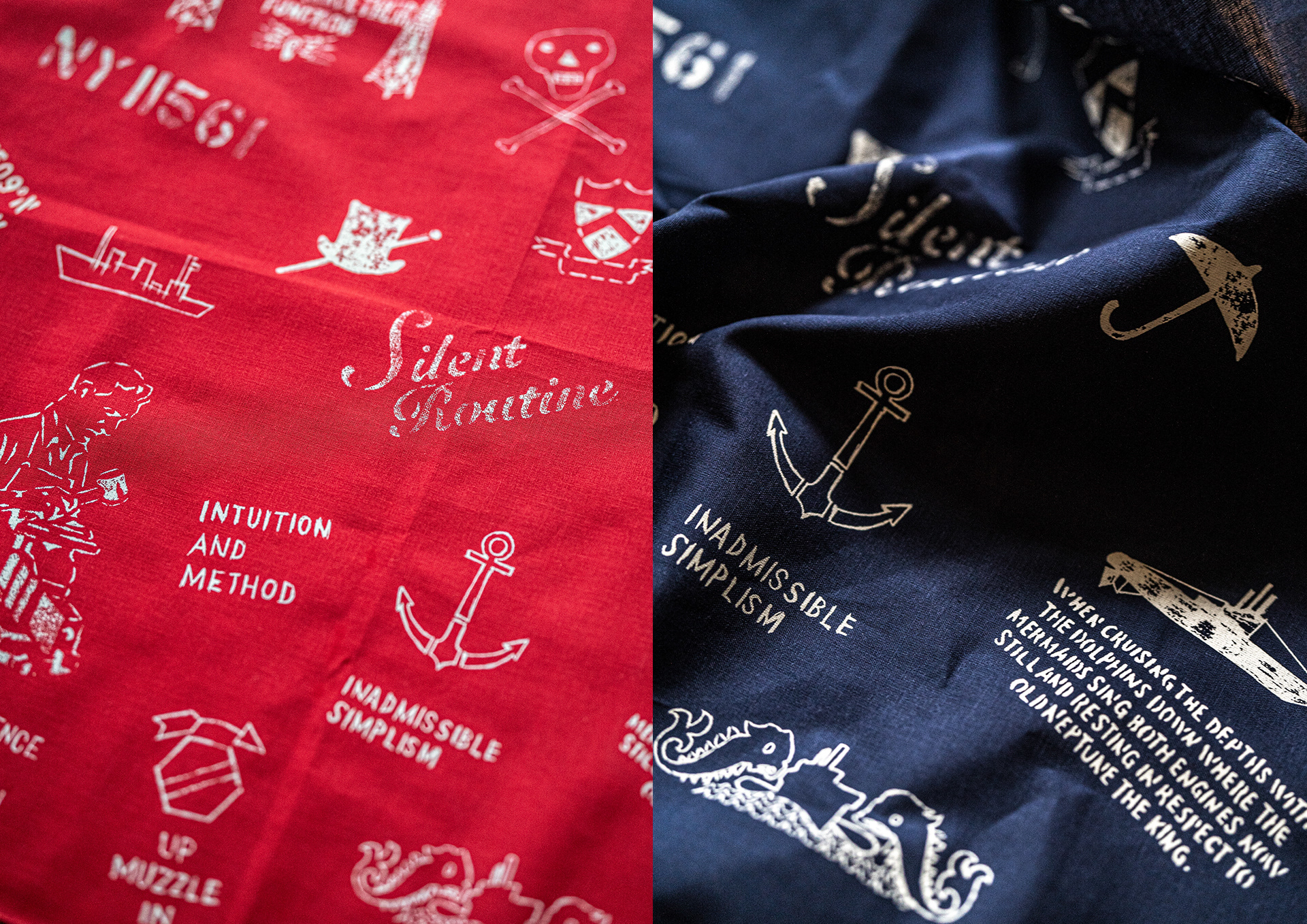 Manabu Gaku Inada. GAKU x ENGINEERED GARMENTS SS24: Bandana Print Art Collaborations, Spring Summer 2024