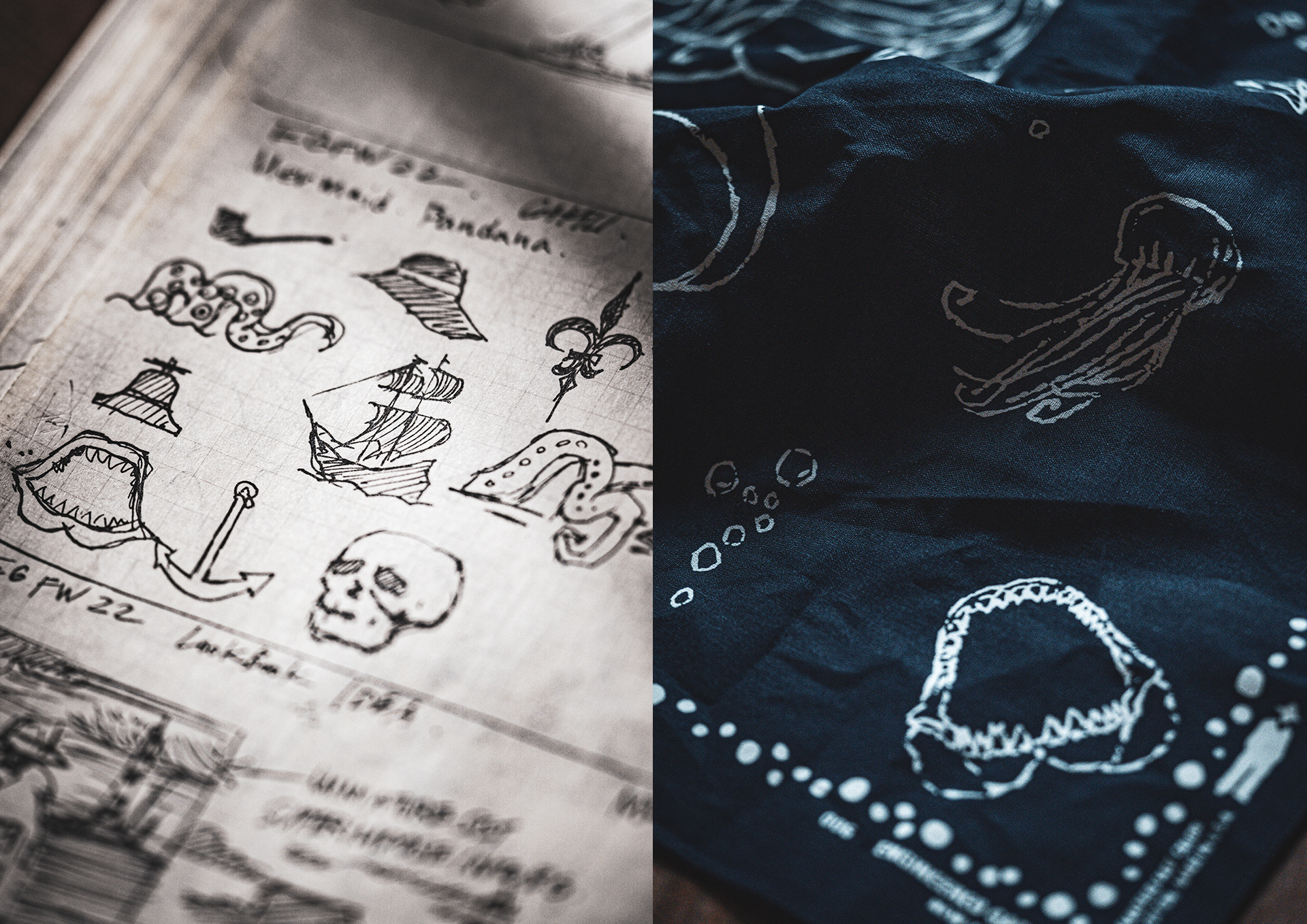 ENGINEERED GARMENTS FW22 Graphic Arts by Manabu Gaku Inada