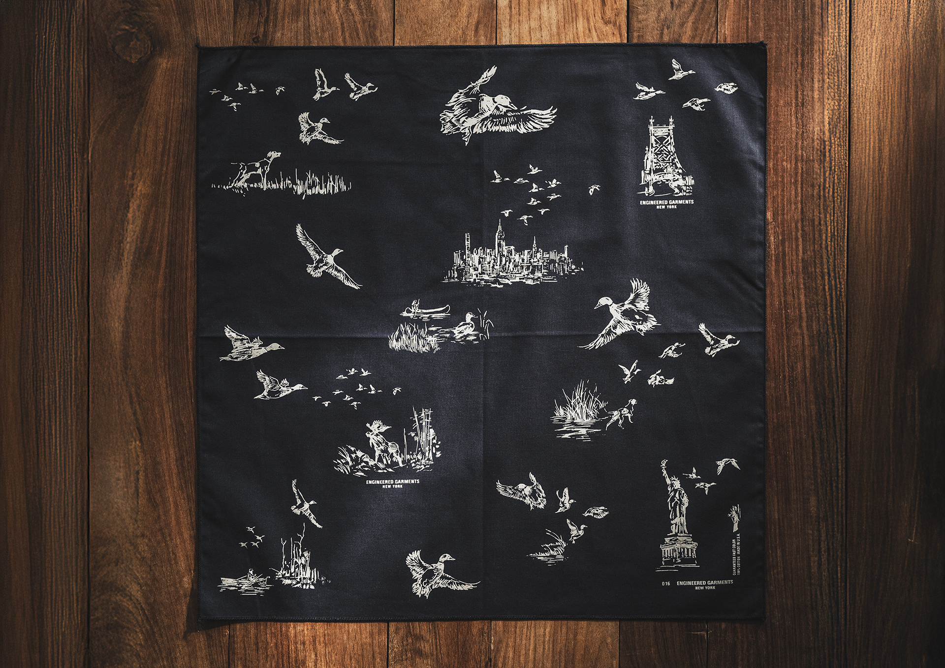 Manabu Gaku Inada. GAKU x ENGINEERED GARMENTS FW2023: Bandana Print