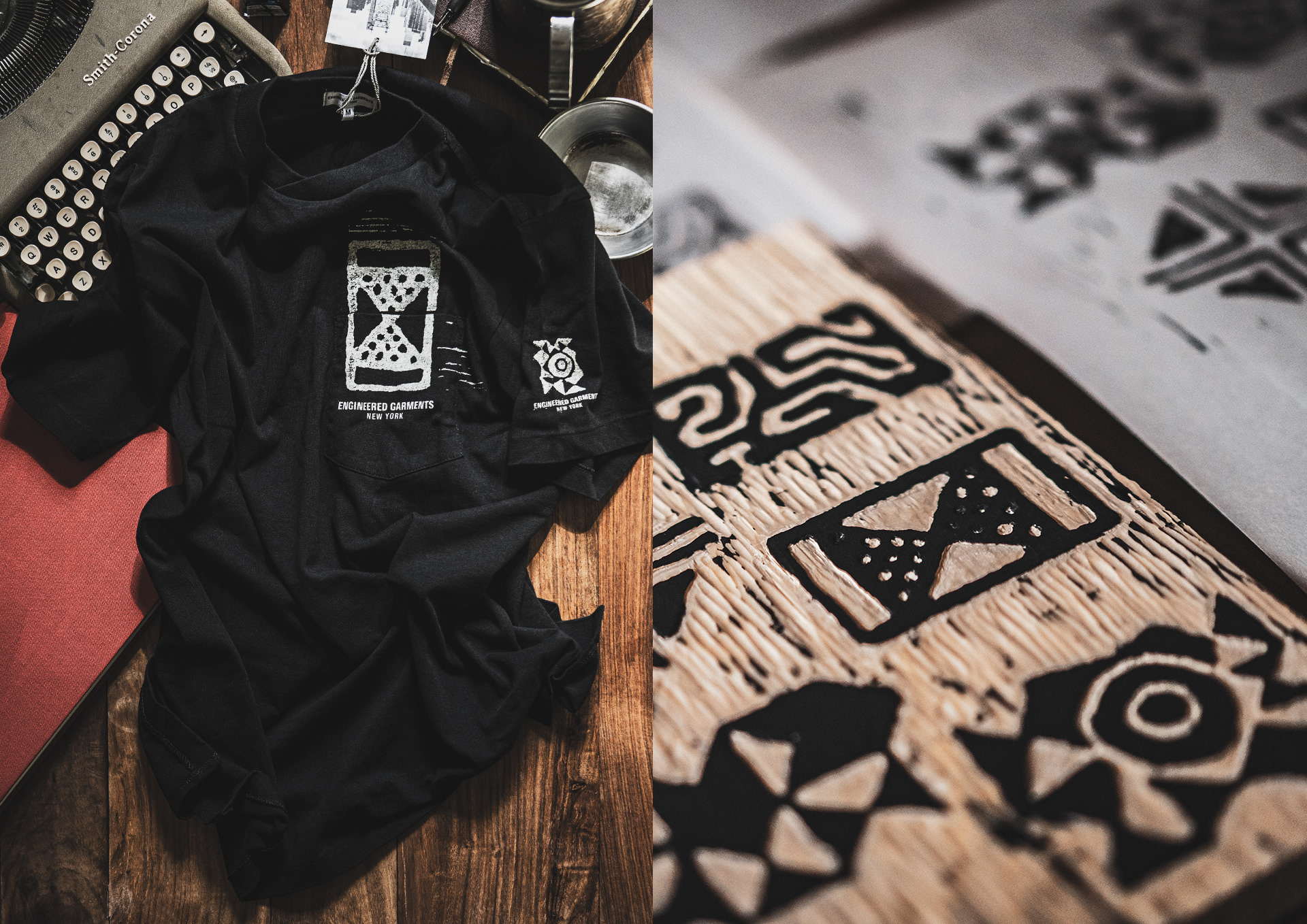 Gaku x Engineered Garments Spring Summer 2022 Printed Artworks