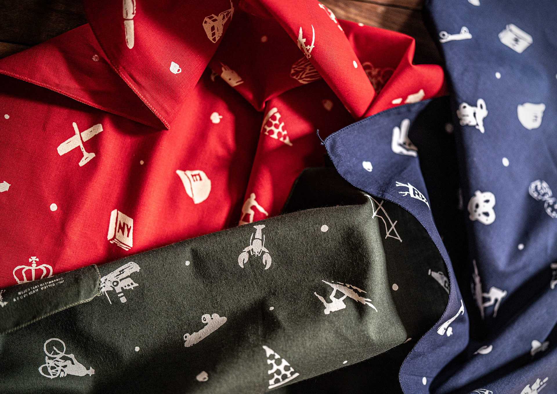 Manabu Gaku Inada. GAKU x ENGINEERED GARMENTS SS24: Bandana Print Art Collaborations, Spring Summer 2024