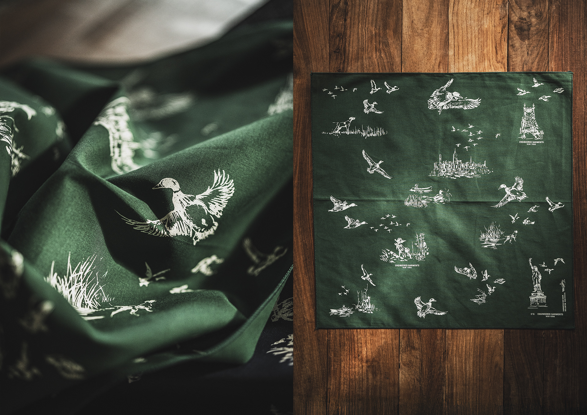 Manabu Gaku Inada. GAKU x ENGINEERED GARMENTS FW2023: Bandana Print