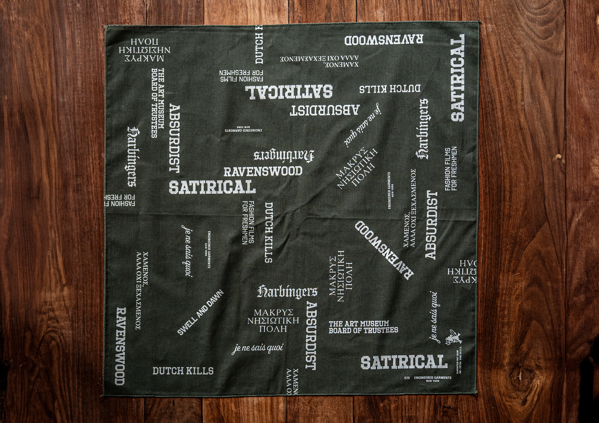 Manabu Gaku Inada. GAKU x ENGINEERED GARMENTS SS24: Bandana Print Art Collaborations, Spring Summer 2024