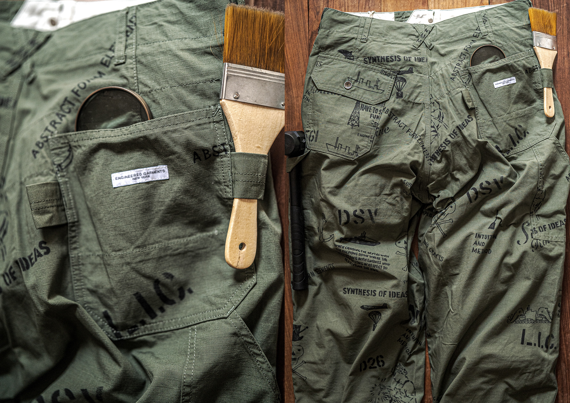 GAKU x ENGINEERED GARMENTS SS24: Textile Arts