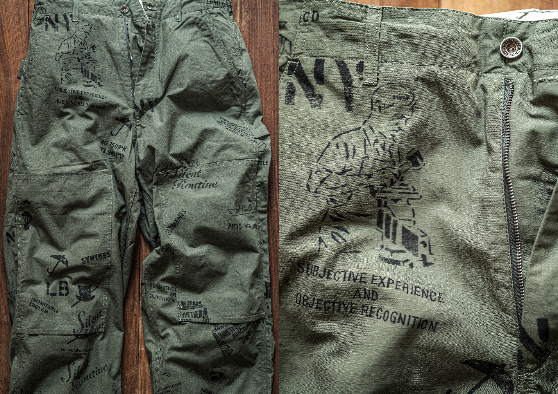 GAKU x ENGINEERED GARMENTS SS24: Textile Arts