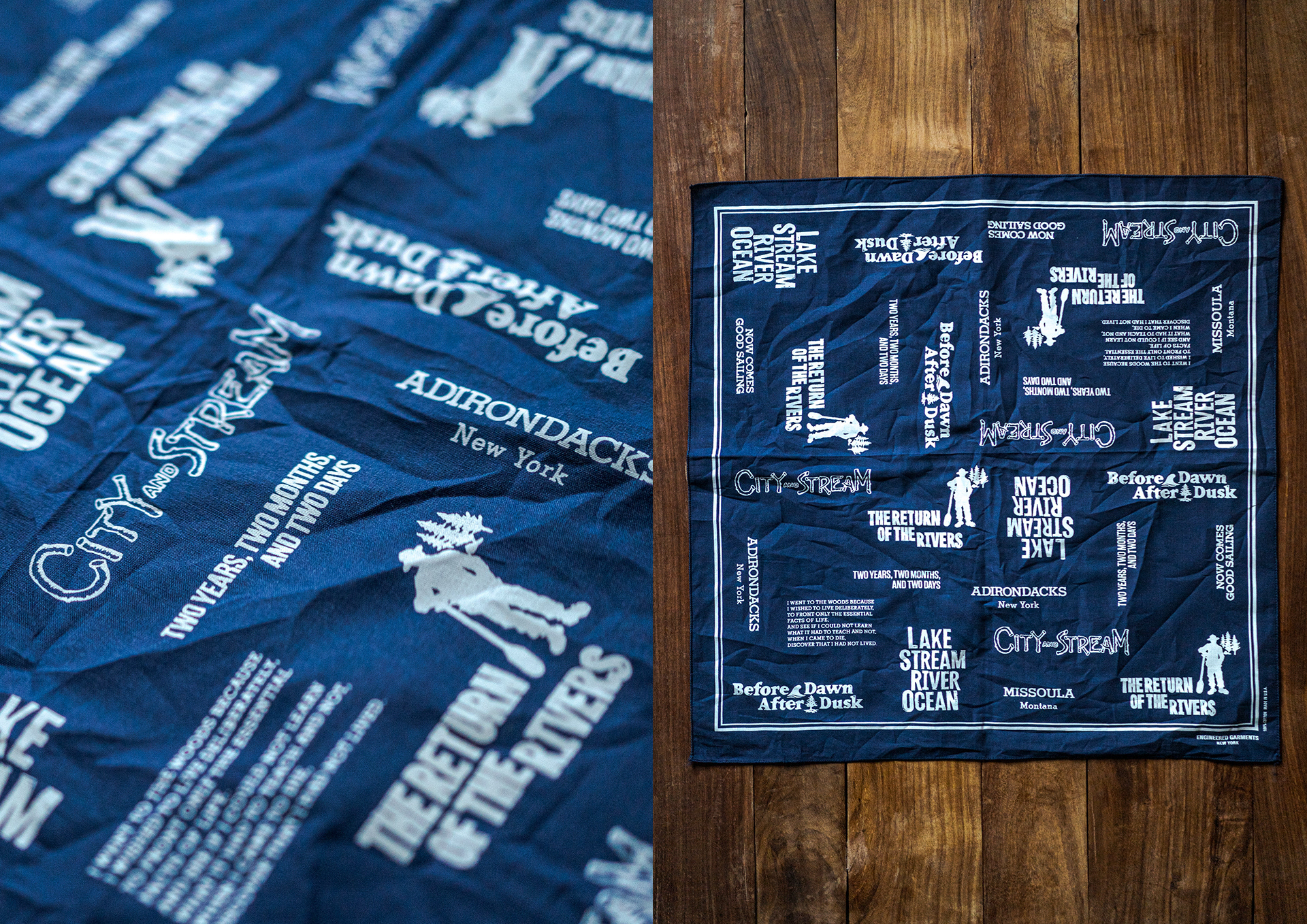 GAKU x ENGINEERED GARMENTS FW2021: Art Print Art Collaborations, Fall Winter 2021