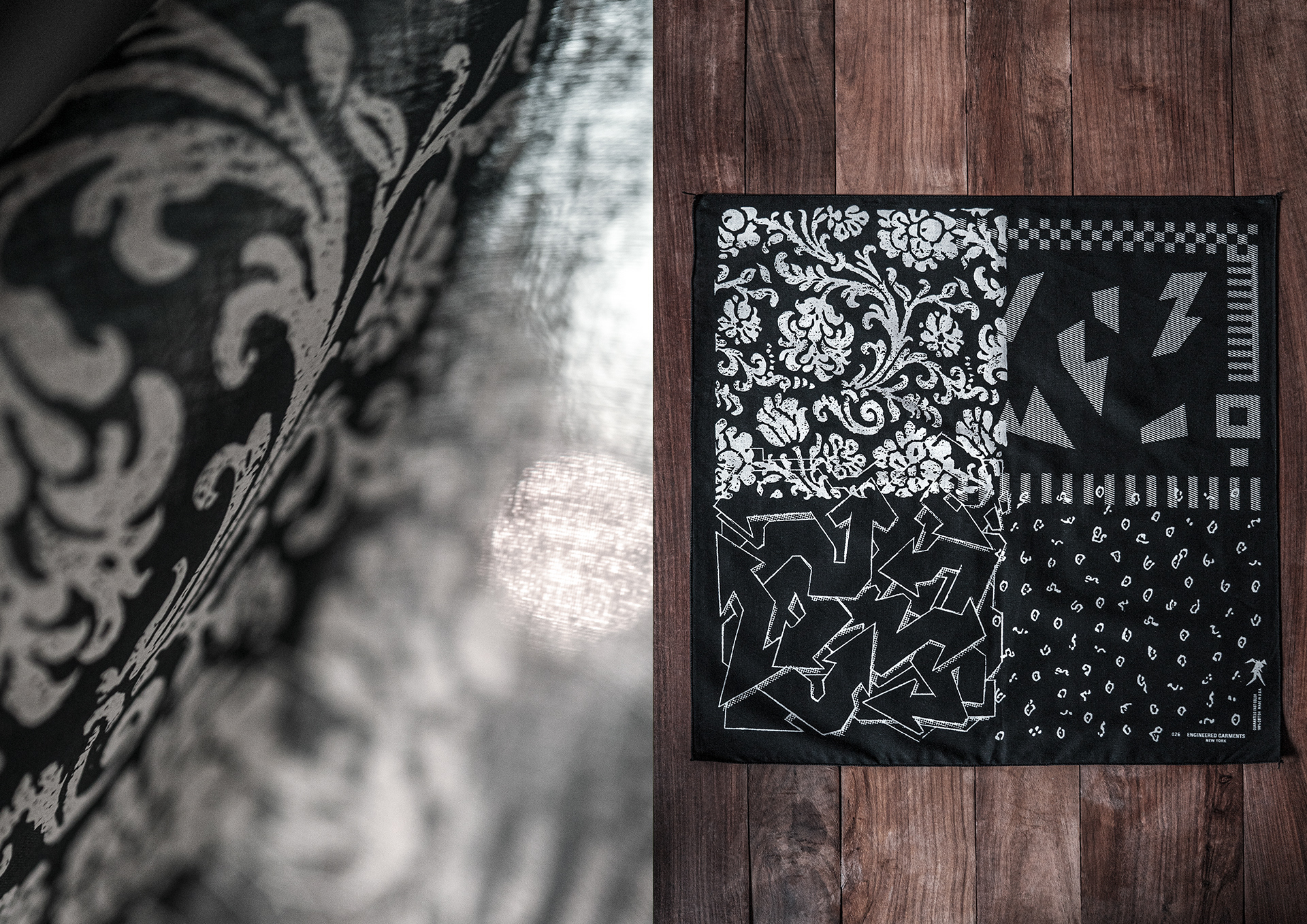 GAKU x ENGINEERED GARMENTS FW2024: Bandana Print Art Collaborations, Fall Winter 2024